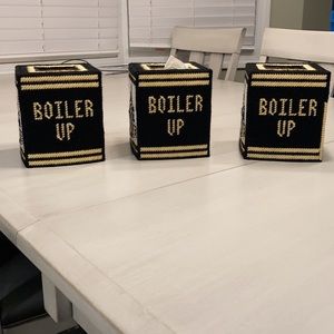 Purdue tissue box cover